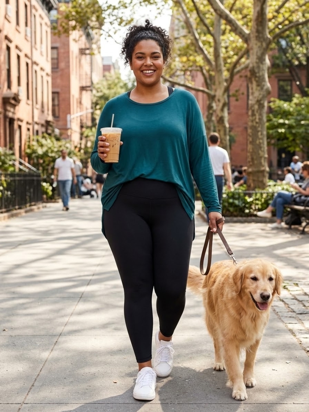Lane Bryant LIVI Activewear Teal Long-Sleeve Top With Fun Cut Out Back Details!